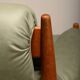 Lounge Chair in the manner Sergio Rodrigues and Jean Gillon, Oak / Leather