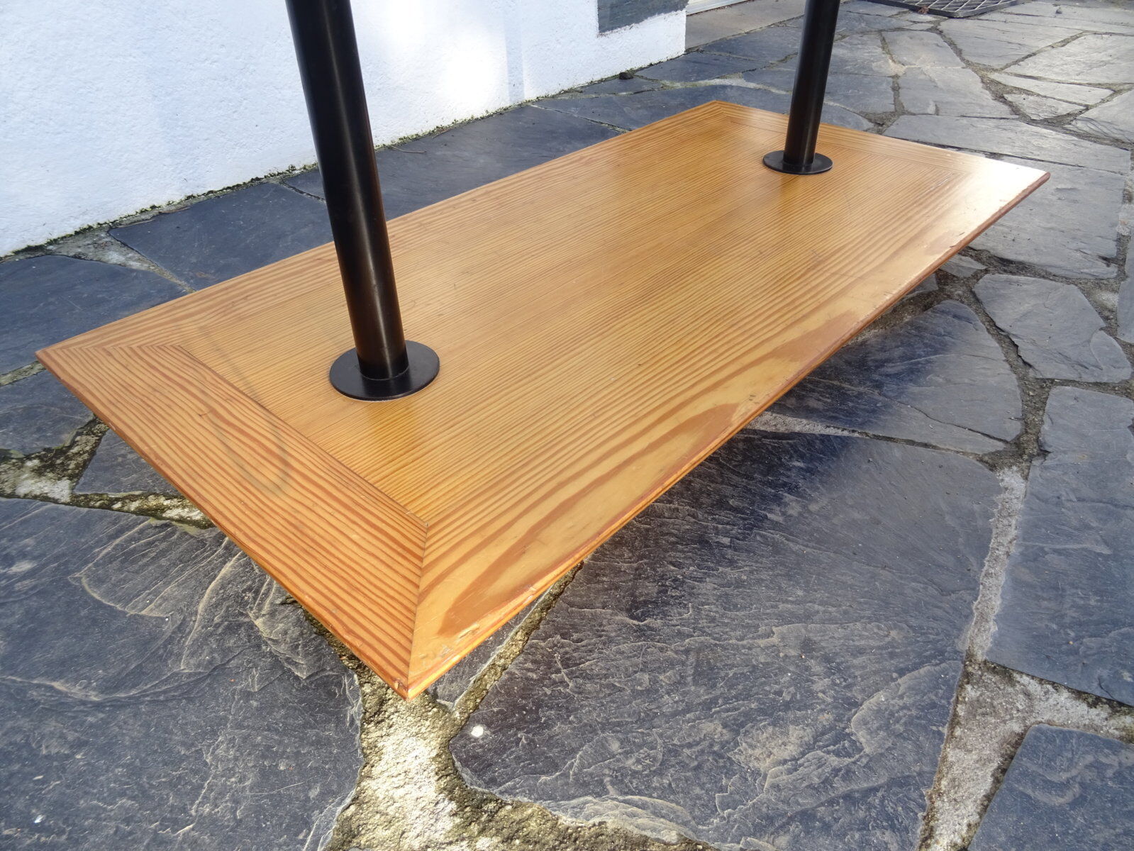 Wearing Scandinavian metal and wood wardrobe