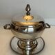 Silver metal ice bucket