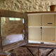 Small vintage display cabinet