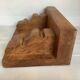 Solid wood wall shelf