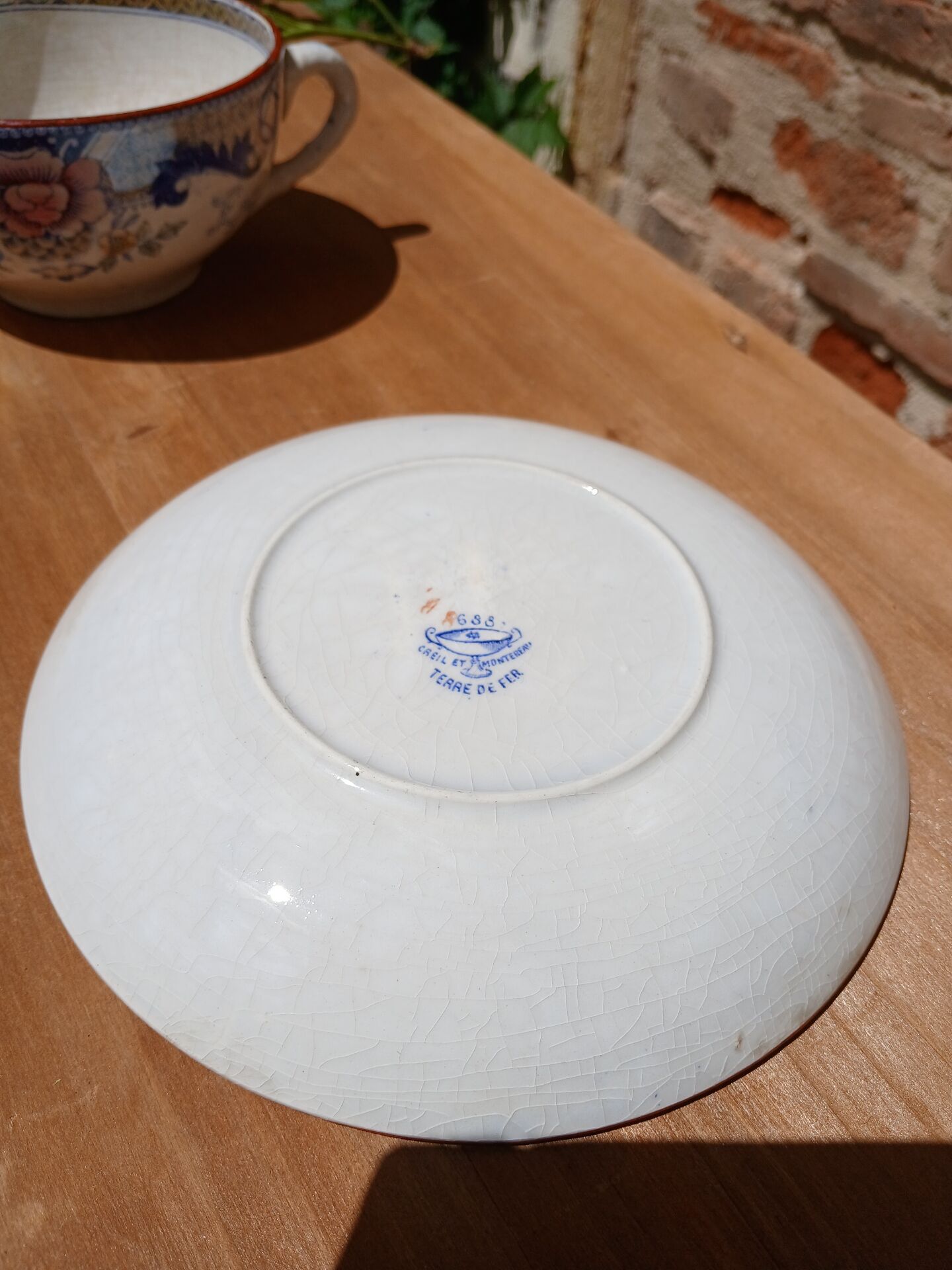 Antique ironstone cup