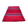 Tapis en laine rouge des années 1960, 158cm x 245cm