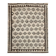 Grand tapis Kilim en laine neutre, tissé à plat géométrique tribal fait main 294 x 259 cm