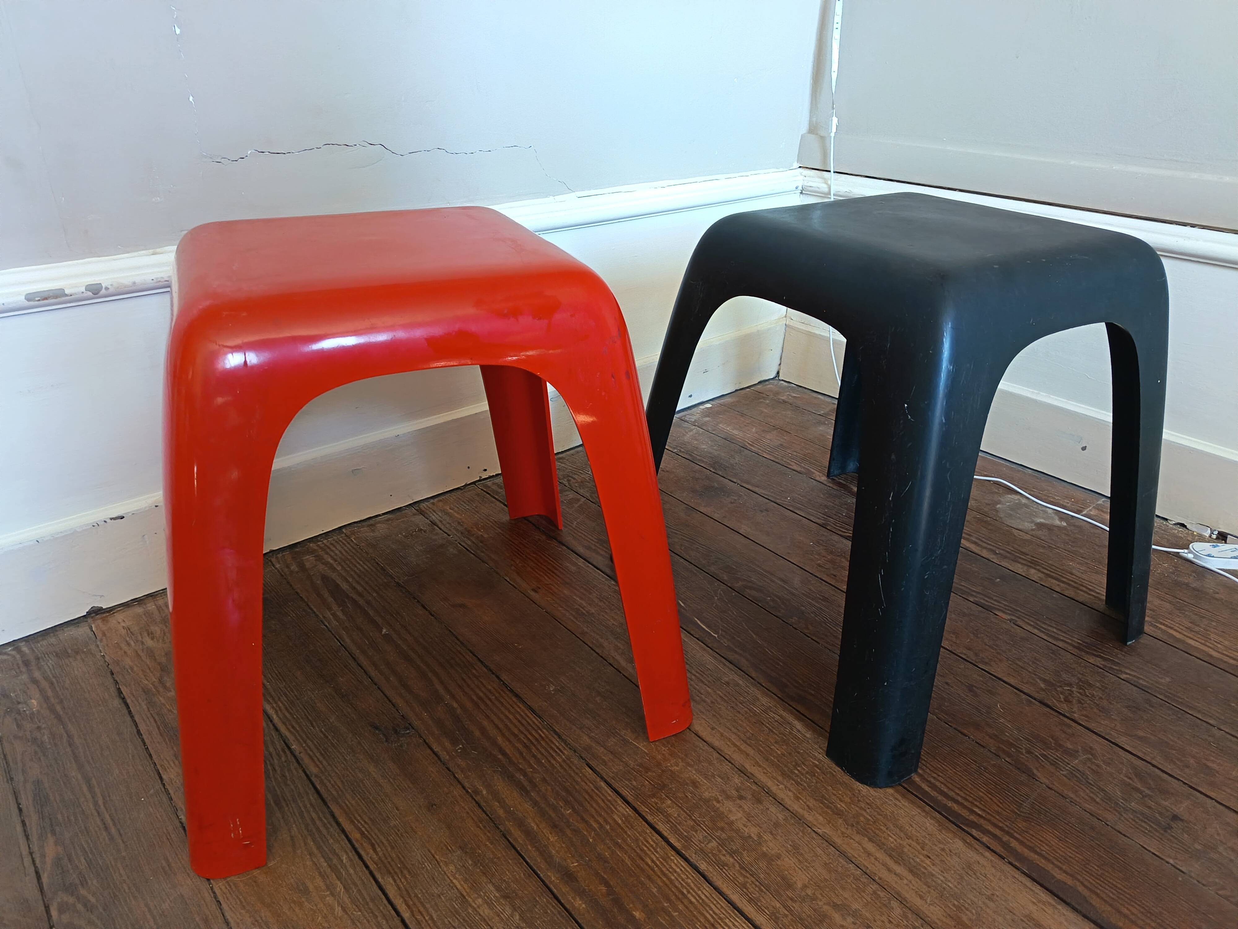 Seventies Small Stools by Valenti - Milan