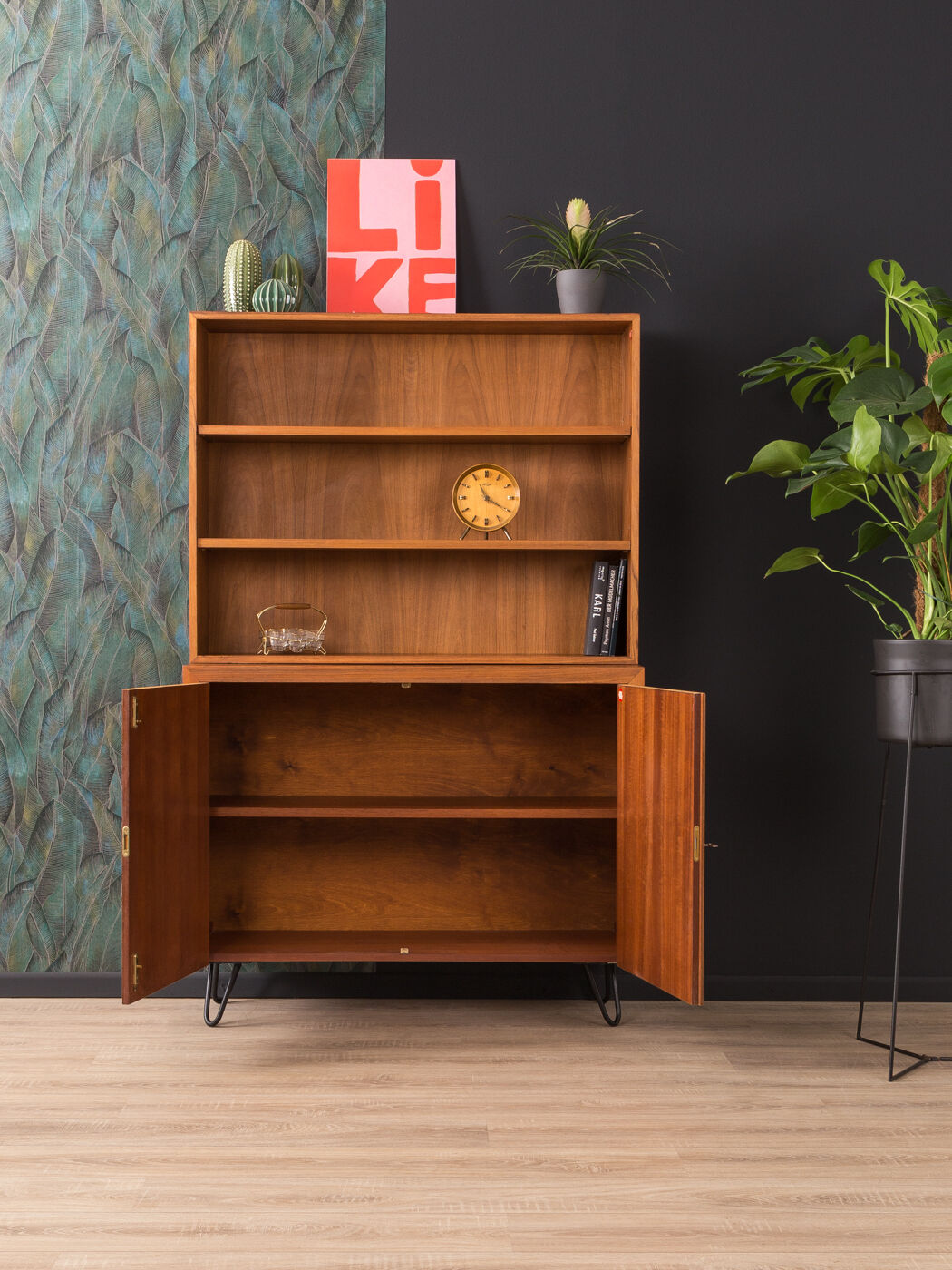 Walnut chest of drawers by Musterring from the 1950s