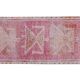 Vintage Turkish rug from Oushak, handwoven 85x266 cm