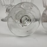 6 wine glasses cristal baccarat / saint-louis model caton
