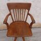 American Swivel Oak Office Chair