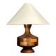 Mid-Century Table Lamp with Geometric Wood Inlay, English, circa 1955–1965