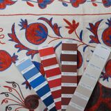 Hand knotted rug, vintage Turkish rug 109x186 cm