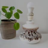 Vintage Fat lava tafellamp met bruintinten, jaren 1970