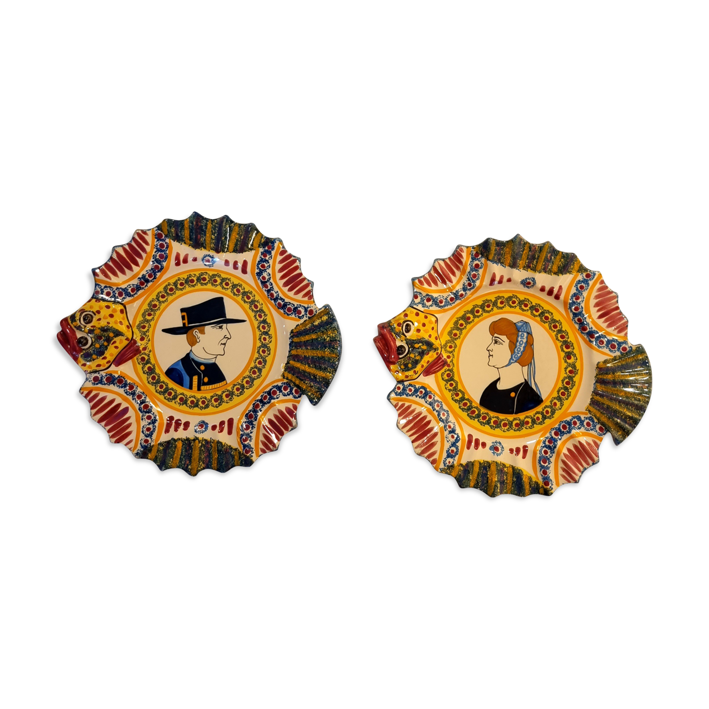 Duo plates Henriot