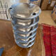 Lot of stainless saucers