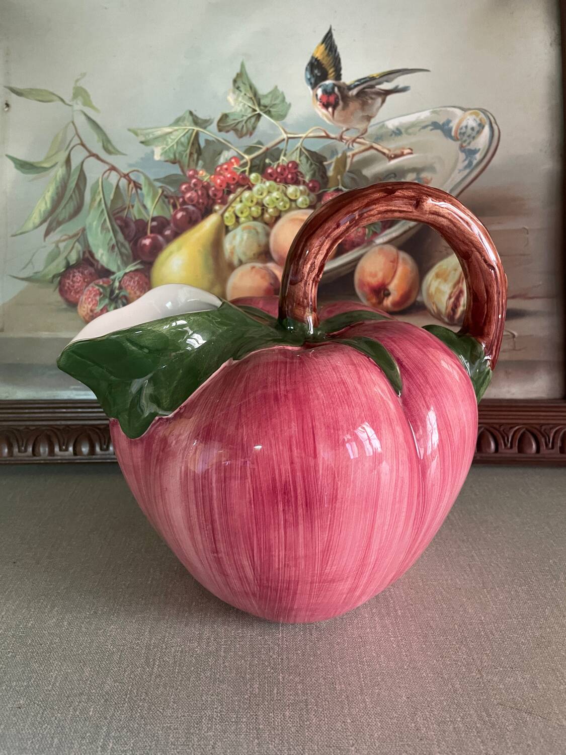 Vintage Tomato Pitcher