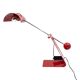 Mauro Martini, red 'Picchio' woodpecker table lamp, F.lli Martini Italy 1970s