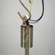 Art Deco Five-Light Chrome Chandelier, Czechoslovakia, 1930s