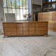 Meuble de métier chêne doré XXL années 50