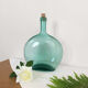Dame Jeanne plate en verre bleu 1,5L