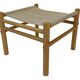 Vintage Safari Ottoman Footstool 70s design