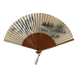Japanese decorated fan