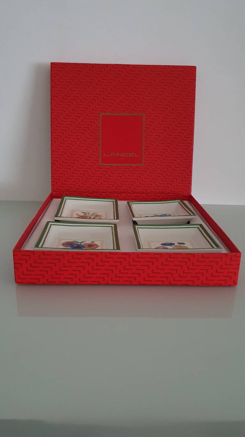 Coffret de 4 vide poches Lancel