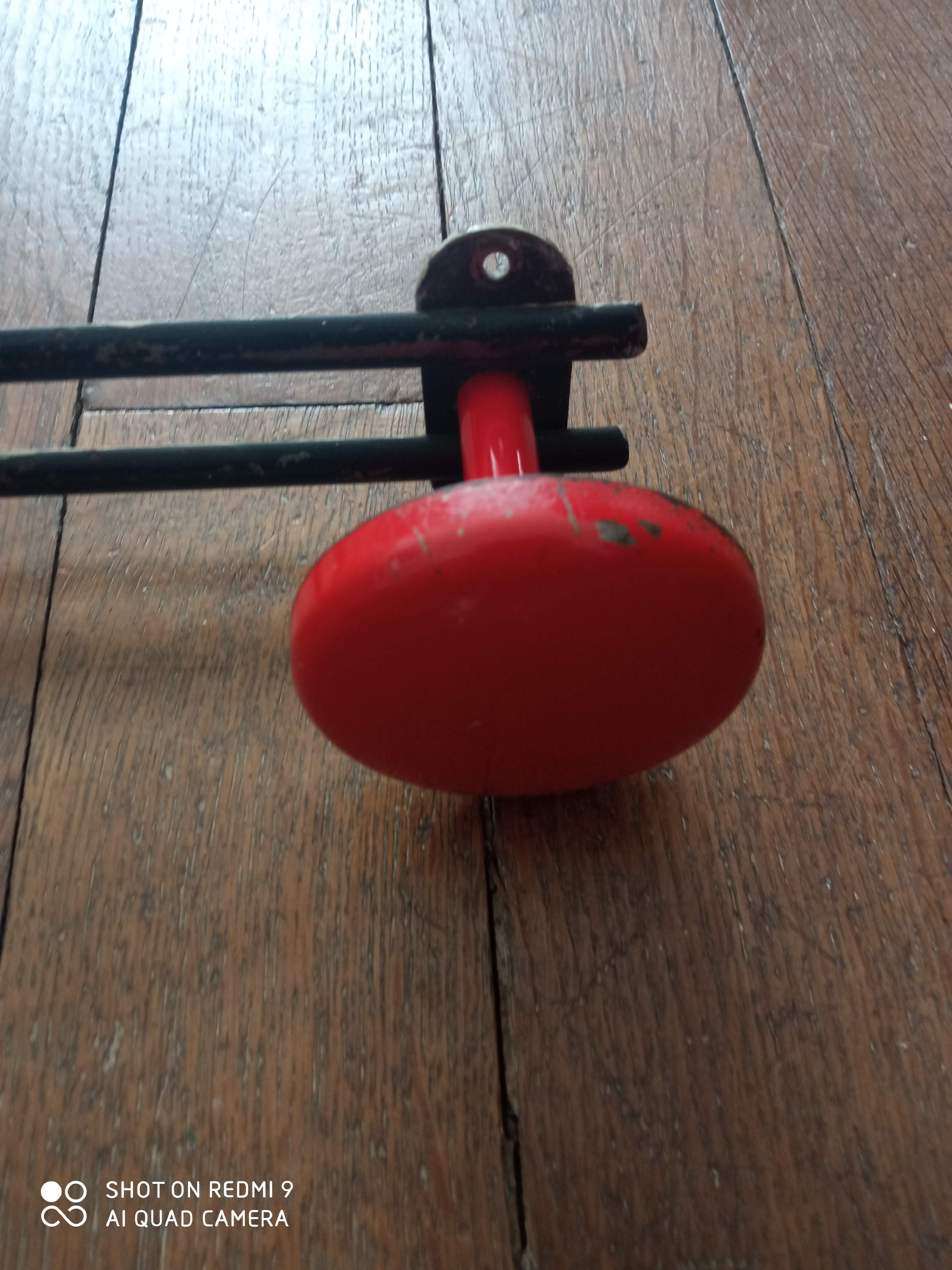 Vintage patère 1950 in metal