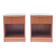 Pair of vintage Scandinavian bedside tables