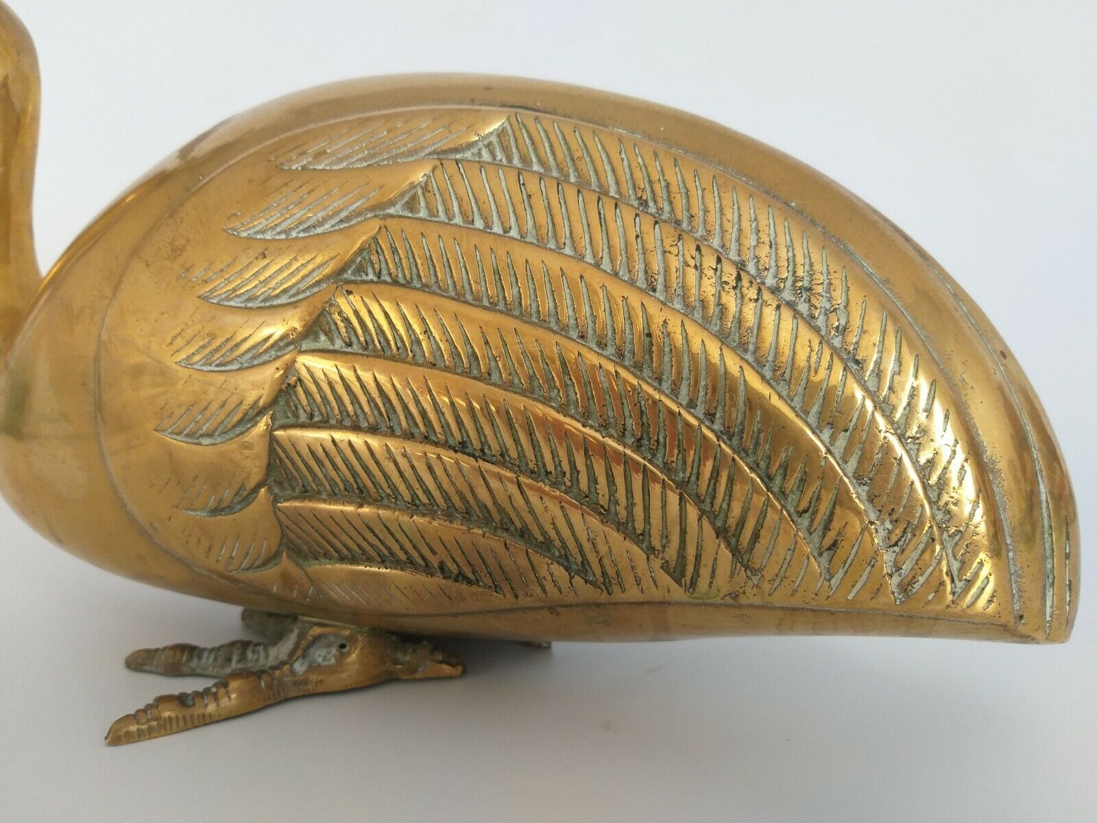 Oiseau en bronze ibis 1960 design tendance sculpture