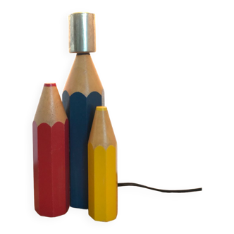 Lampe de bureau vintage forme crayons