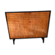 Vintage black lacquered buffet and wood Maurice Flachet