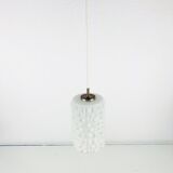 White opal pendant lamp by Peill and Putzler, 1970s, Germany