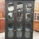 Patinated museum display case
