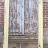 Porte mouluré avec cadre xix eme