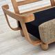 1970s, Danish 2-seater sofa, original condition, furniture wool, bentwood.