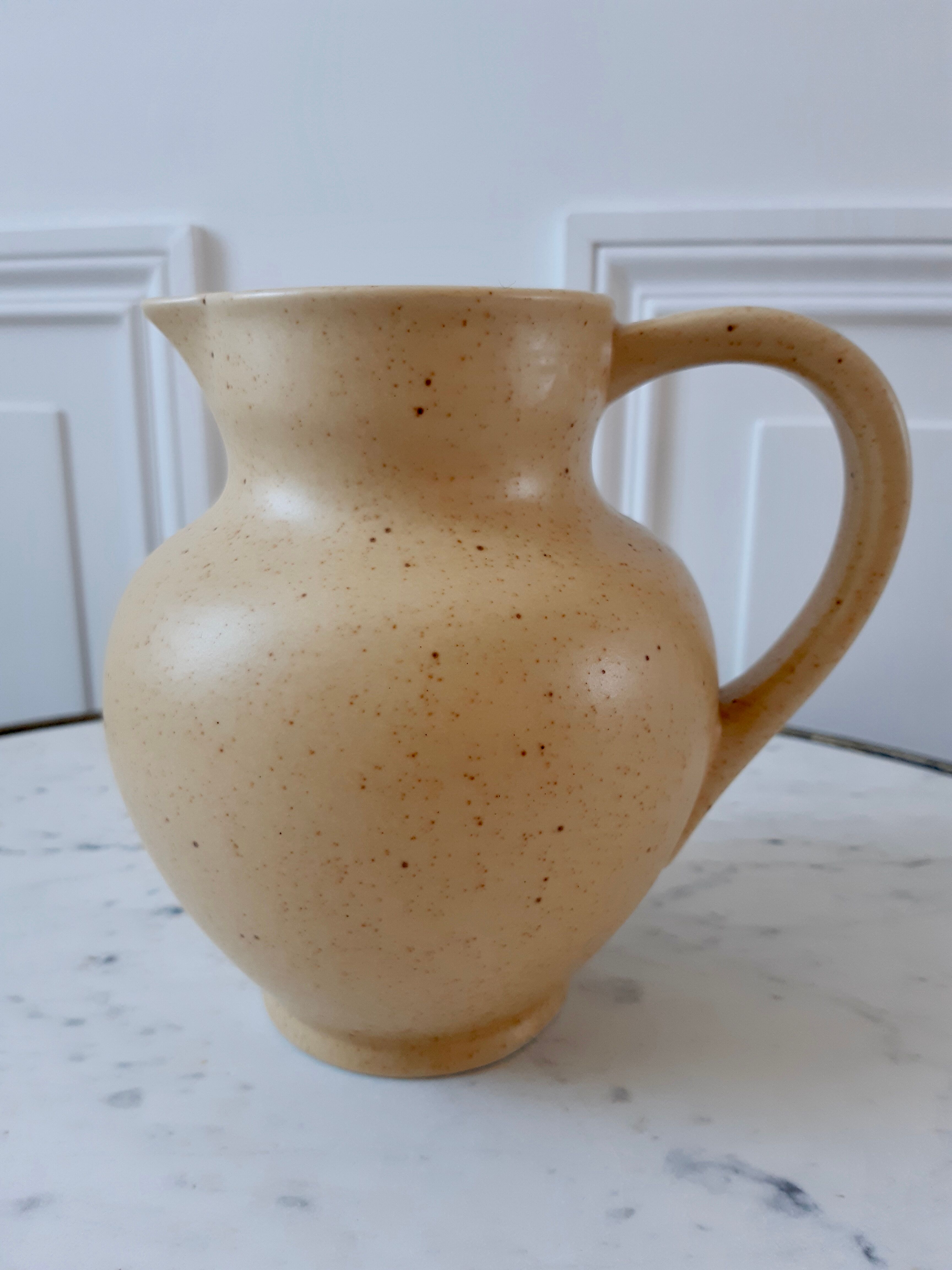 Vintage light sandstone pitcher