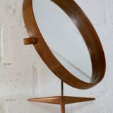 Mirror by Uno and Osten Kristiansson edition Luxus Sweden circa 1960 49x52cm