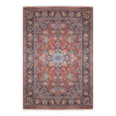 Old Iranian Kashan oriental rug: 1.30 X 2.10