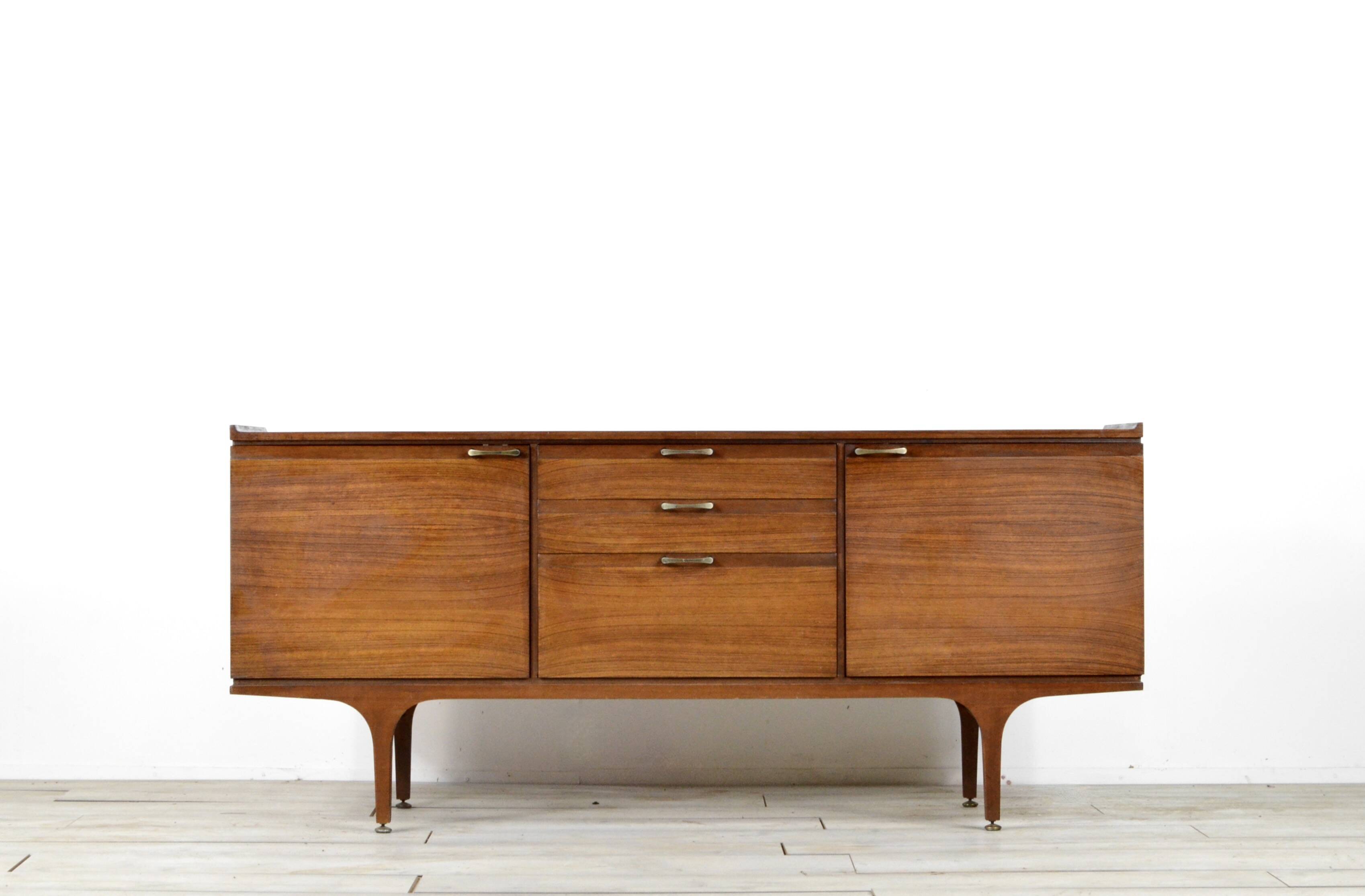 Midcentury 'Meredew' Teak Sideboard / Dresser. Stylish Vintage Modern / Retro / Danish Style / Scand