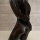 Patinated Bronze Sculpture Statue Signed S. Dali Female Body