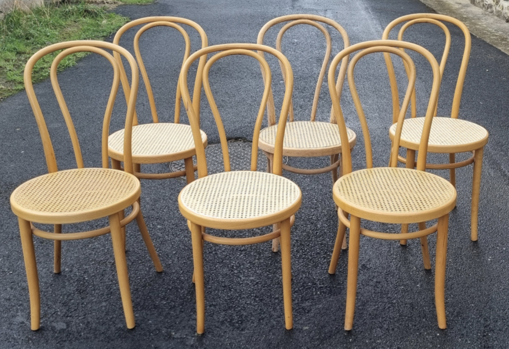ZPM chairs from the 50s and 60s, Michael Thonet design, early 20th century