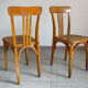 Pair of bistro chairs Stella 50s