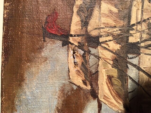 Ancient painting, Marine early 20th century