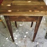 Table d'appoint bois ancienne