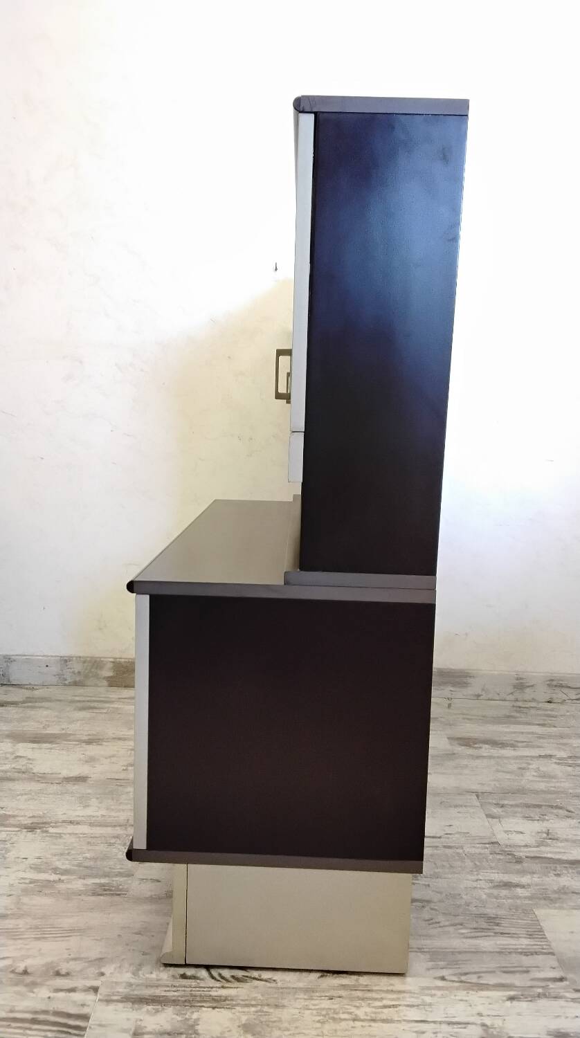 Bar cabinet / entrance furniture with a vintage 1970s mirror.