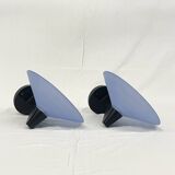 Pair of Lamiprogetti wall lights, Italy, 1980's