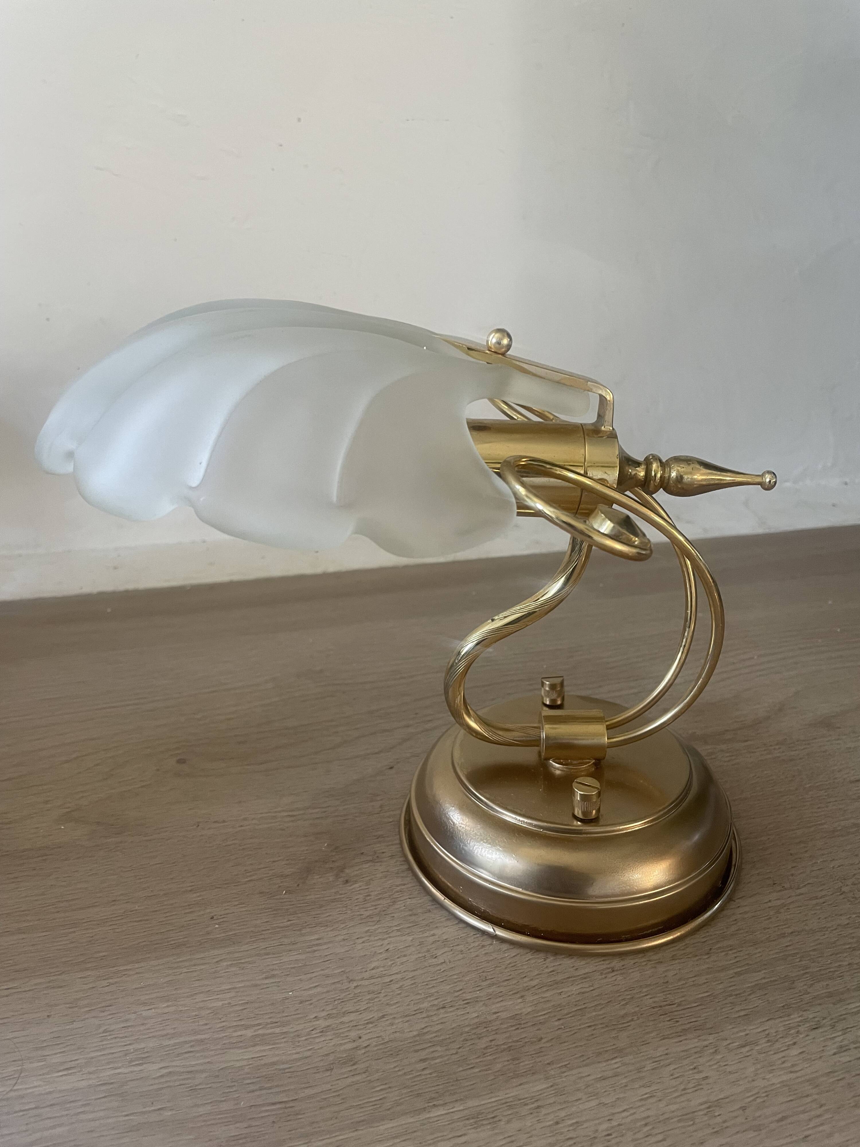 Pair of vintage shell wall lights