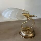 Pair of vintage shell wall lights