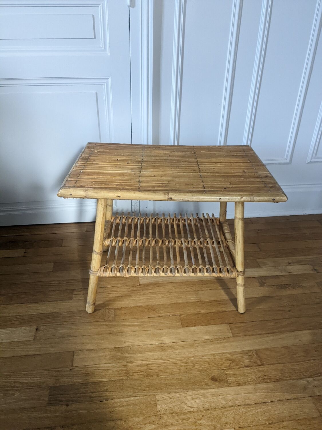 Rattan coffee table