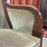 19th century Empire mahogany bench